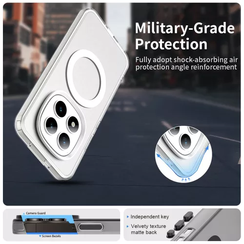 Techsuit - CandyCase MagSafe tok - Xiaomi Redmi Note 15 Pro+ 5G / Poco M8 Pro 5G - Fehér