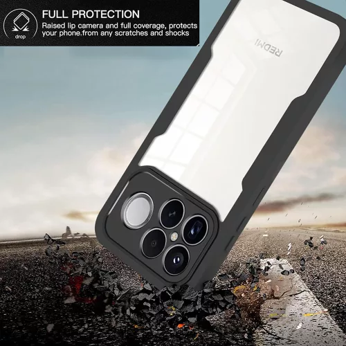Techsuit - ColorVerse 360 tok kijelzővédővel - Xiaomi Poco F8 Pro - Kék