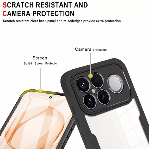 Techsuit - ColorVerse 360 tok kijelzővédővel - Xiaomi Poco F8 Ultra - Kék