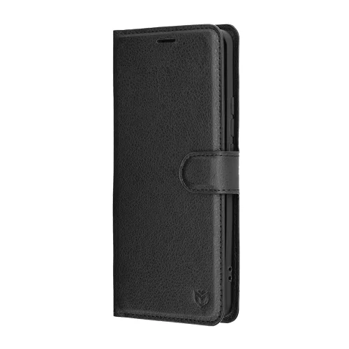 Techsuit - Leather Folio kinyitható tok - Xiaomi Redmi Note 15 5G / Note 15 4G / Poco M8 5G - Fekete