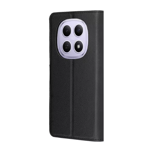 Techsuit - Leather Folio kinyitható tok - Xiaomi Redmi Note 15 5G / Note 15 4G / Poco M8 5G - Fekete