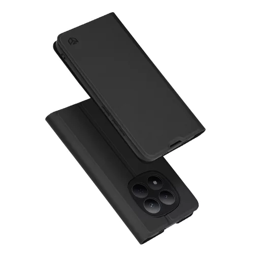 Techsuit - Magskin Book kinyitható tok - Xiaomi Redmi Note 15 Pro 5G - Fekete