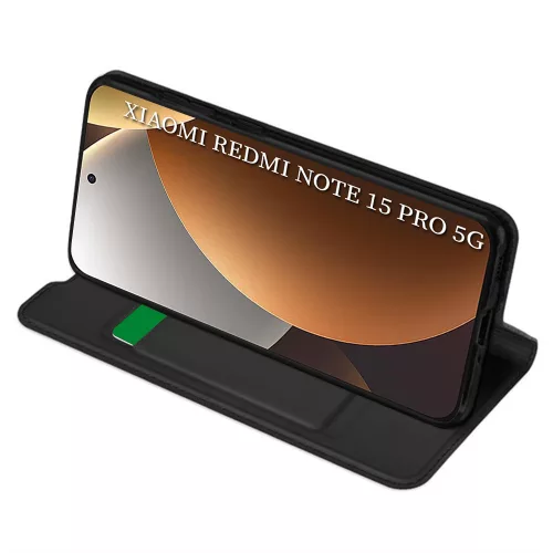 Techsuit - Magskin Book - Xiaomi Redmi Note 15 Pro 5G - Black