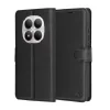 Techsuit - Leather Folio kinyitható tok - Xiaomi Redmi Note 15 Pro 5G - Fekete
