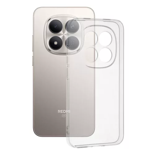 Techsuit - Clear Silicone - Xiaomi Redmi Note 15 Pro 5G - Átlátszó tok
