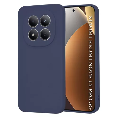 Techsuit - SoftFlex szilikon tok - Xiaomi Redmi Note 15 Pro 5G - Sötétkék