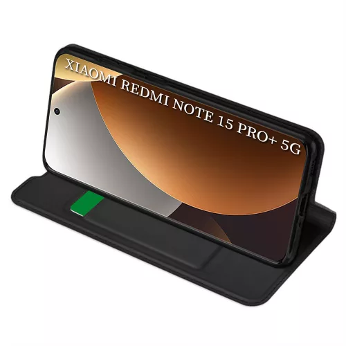 Techsuit - Magskin Book - Xiaomi Redmi Note 15 Pro+ 5G / Poco M8 Pro 5G - Black