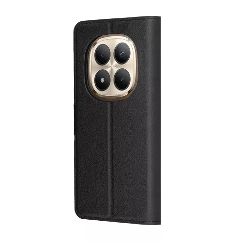 Techsuit - Leather Folio kinyitható tok - Xiaomi Redmi Note 15 Pro+ 5G / Poco M8 Pro 5G - Fekete