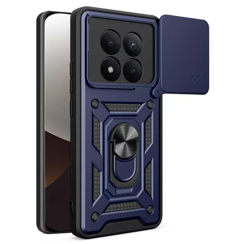 Techsuit - CamShield ütésálló tok - Xiaomi Redmi Note 15 Pro+ 5G / Poco M8 Pro 5G - Kék