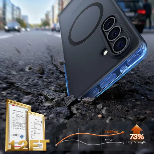 Torras - Guardian Magnetic Series - Samsung Galaxy S26 - Black