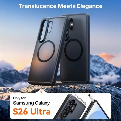 Torras - Guardian Magnetic Series - Samsung Galaxy S26 - Black