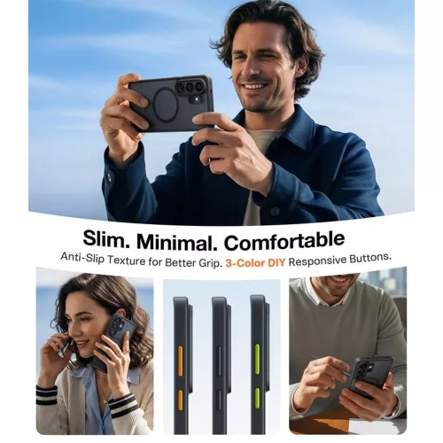 Torras - Guardian Magnetic Series - Samsung Galaxy S26 Ultra - Black