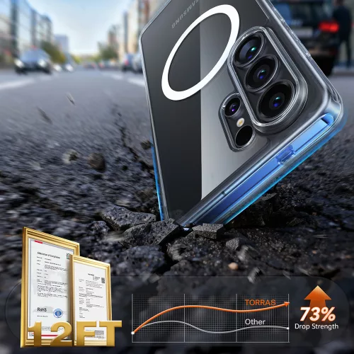 Torras - Guardian Magnetic Series - Samsung Galaxy S26 Ultra - Clear