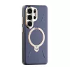 Torras - QPRO Leather Series - Samsung Galaxy S26 Ultra - Dark Purple
