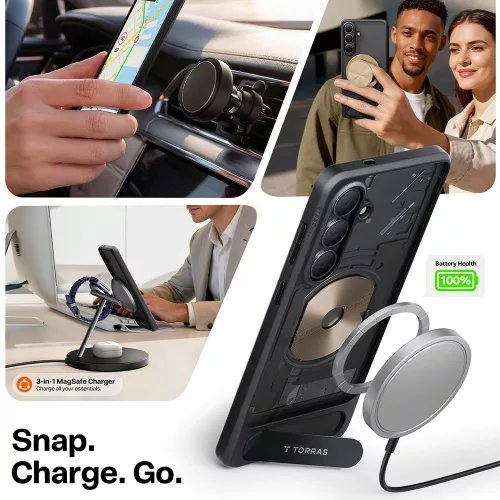 Torras - Pstand - Samsung Galaxy S26 Plus - Black