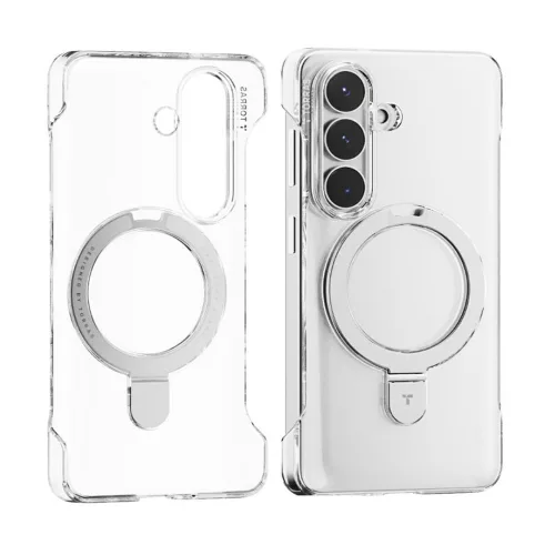 Torras - Ostand Slim Series tok - Samsung Galaxy S26 - Átlátszó