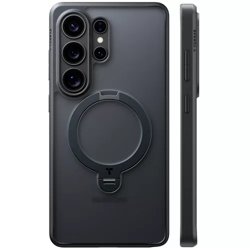 Torras - Ostand Spin Series - Samsung Galaxy S26 Ultra - Black
