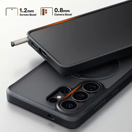 Torras - Ostand Spin Series - Samsung Galaxy S26 Ultra - Black