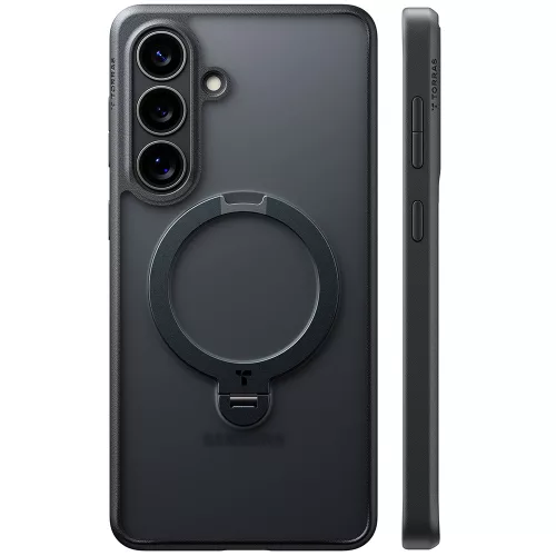 Torras - Ostand Spin Series tok - Samsung Galaxy S26 Plus - Fekete