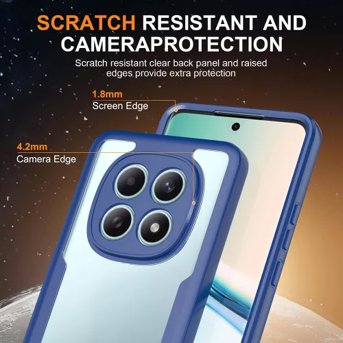 Techsuit - ColorVerse 360 tok kijelzővédővel - Xiaomi Redmi Note 15 4G - Kék