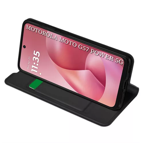 Techsuit - Magskin Book - Motorola Moto G57 Power / G67 Power - Black