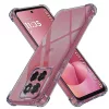 Techsuit - Shockproof Átlátszó Ütésálló Szilikon tok - Motorola Moto G57 Power / G67 Power - Átlátszó fekete