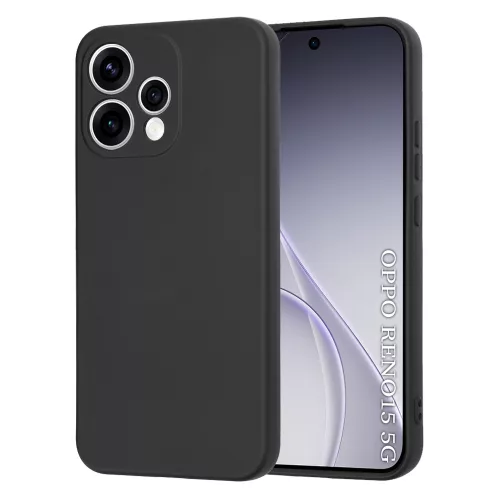 Techsuit - SoftFlex szilikon tok - Oppo Reno15 - Fekete