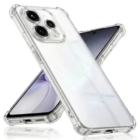   Techsuit - Shockproof Átlátszó Ütésálló Szilikon tok - Oppo Reno15 - Átlátszó