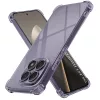 Techsuit - Shockproof Átlátszó Ütésálló Szilikon tok - Xiaomi 15T - Átlátszó fekete