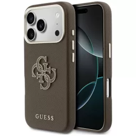   Guess - Keménytok Logó (GUHCP17L5PS4RGGW) - iPhone 17 Pro - Barna
