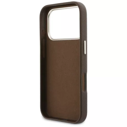 Guess - Keménytok Logó (GUHCP17L5PS4RGGW) - iPhone 17 Pro - Barna