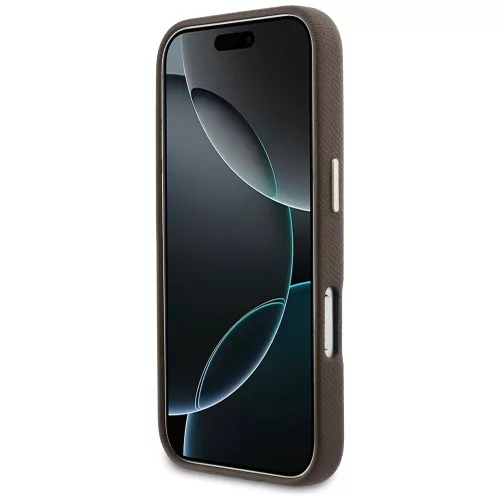 Guess - Keménytok Logó (GUHCP17L5PS4RGGW) - iPhone 17 Pro - Barna