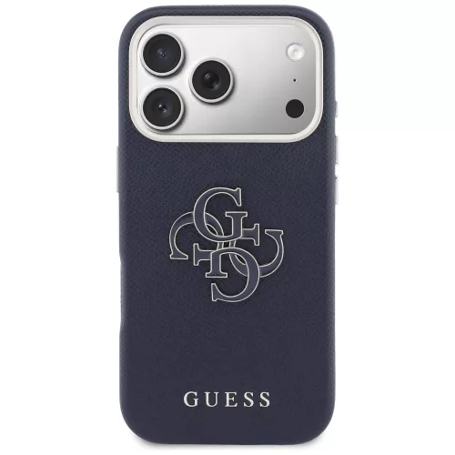 Guess - Keménytok Logó (GUHCP17L5PS4RGGB) - iPhone 17 Pro - Kék
