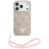 Guess - Keménytok 4G Pántos Háromszög Logó MagSafe (GUHMP17LP4TSDPPSP) - iPhone 17 Pro - Rózsaszín