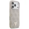 Guess - Keménytok 4G Pántos Háromszög Logó MagSafe (GUHMP17LP4TSDPPSP) - iPhone 17 Pro - Rózsaszín