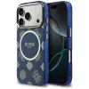 Guess - IML Bazsarózsás Pöttyös MagSafe (GUHMP17L5HPOEDB) - iPhone 17 Pro - Kék