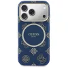Guess - IML Bazsarózsás Pöttyös MagSafe (GUHMP17L5HPOEDB) - iPhone 17 Pro - Kék