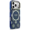 Guess - IML Bazsarózsás Pöttyös MagSafe (GUHMP17L5HPOEDB) - iPhone 17 Pro - Kék