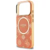 Guess - IML Bazsarózsás Pöttyös MagSafe (GUHMP17L5HPOEDO) - iPhone 17 Pro - Narancssárga