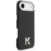Karl Lagerfeld - Hardcase Leather Khead Logo MgSafe (KLHMP17M5PGFKHGK) - iPhone 17 Air - Black