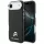 Karl Lagerfeld - Hardcase Leather K&C Head Pin MagSafe (KLHMP17M6PFKCLK) - iPhone 17 Air - Perforated Logo, Black