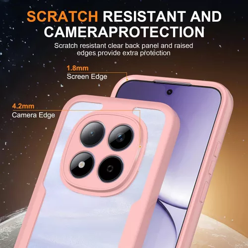 Techsuit - ColorVerse 360 tok kijelzővédővel - Samsung Galaxy S26 - Rózsaszín
