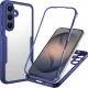 Techsuit - ColorVerse 360 tok kijelzővédővel - Samsung Galaxy S26 - Kék
