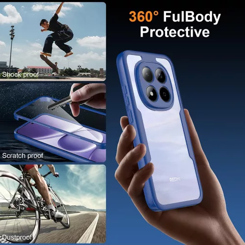 Techsuit - ColorVerse 360 tok kijelzővédővel - Samsung Galaxy S26 - Kék