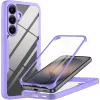 Techsuit - ColorVerse 360 tok kijelzővédővel - Samsung Galaxy S26 - Lila
