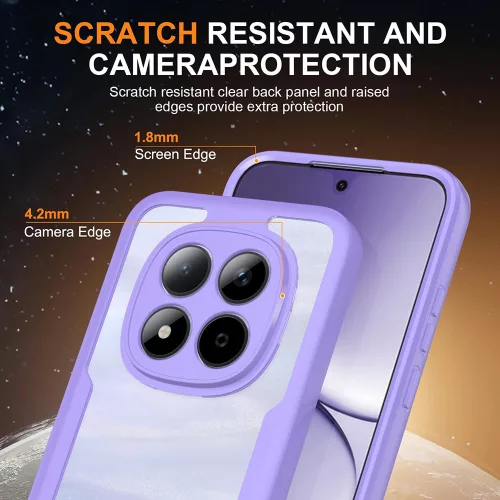 Techsuit - ColorVerse 360 tok kijelzővédővel - Samsung Galaxy S26 - Lila