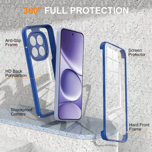 Techsuit - ColorVerse 360 tok kijelzővédővel - Samsung Galaxy S26 Ultra - Kék