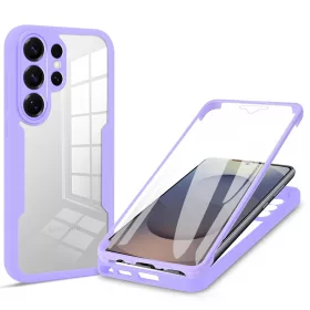   Techsuit - ColorVerse 360 tok kijelzővédővel - Samsung Galaxy S26 Ultra - Lila