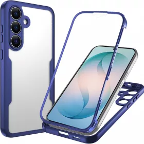   Techsuit - ColorVerse 360 tok kijelzővédővel - Samsung Galaxy S26 Plus - Kék