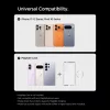 Spigen - Autós tartó vezeték nélküli töltéssel Essential EV15MAQ (ACP10513) - MagSafe, Gyorstöltés, Qi2, Szellőzőrácsra, 15W- Black